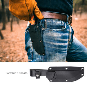 Venta al por mayor <span class=keywords><strong>Sanrenmu</strong></span> al aire libre cuchillo de hoja fija kydex vaina negro G10 mango táctico supervivencia Camping cuchillo de caza recto - Product Image 5