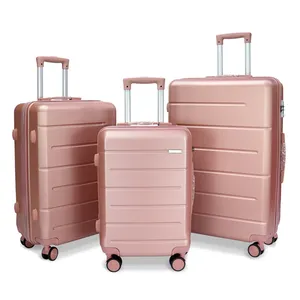 Cabin Luggage Trolley Case Suitcase On Wheels Customized Travel Trolley Bag Hard Case Abs Luggage