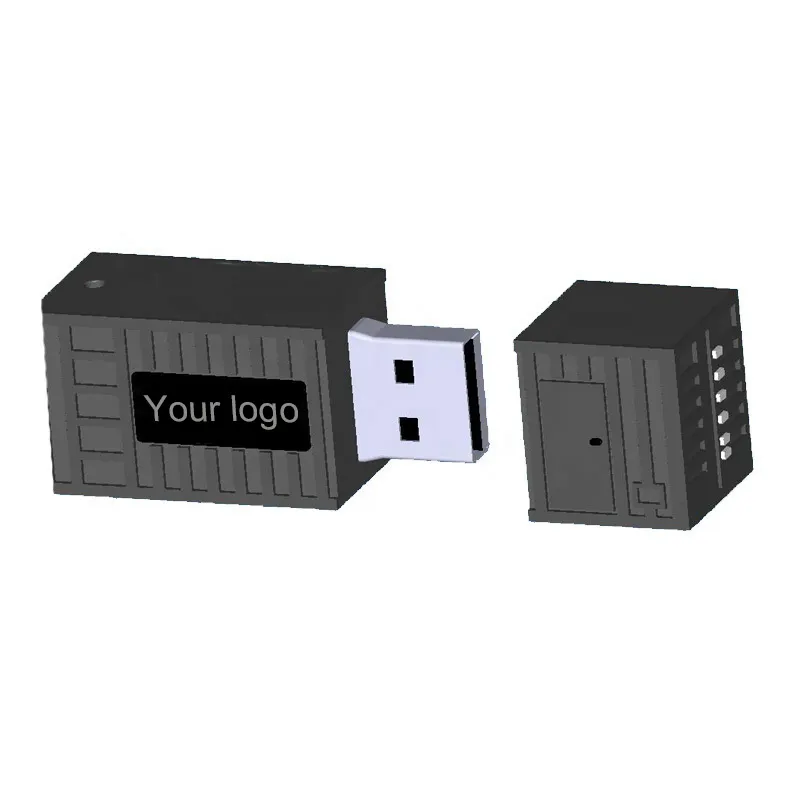 Customize Container USB Flash Drive, Promotional PVC USB Flash Drive 4GB 8GB 16GB 32GB Pen Drive
