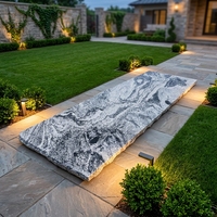 TY Factory Direct, Petite dalle de granit gris-blanc moderne, naturelle et écologique, brossée, solution complète pour Shandong Villa Park Kitchen