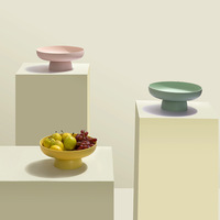 Moderne Luxe Pp Ronde Fruitschaal Voor Feestjes Bruiloften Decoratieve Fruitschaal Voor Tafelblad