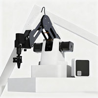 Kit de Brazo Robótico Educativo de 4 Ejes con Ventosa, Manipulador Robótico con IA para Aprendizaje STEM, Brazo Robótico de Escritorio para Programación