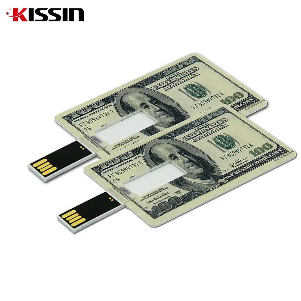 Wholesale 2GB 4GB Credit Card USB Flash Drive 8GB 16GB Plastic Card Shape Memory USB 2.0 Pendrive with HD logo printing