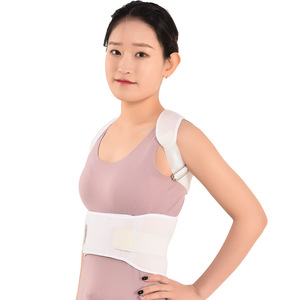 Ceinture de correction de la posture blanche réglable pour la santé du dos et le massage JZ002 - Product Image 2