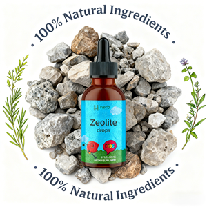 Gouttes liquides orales de clinoptilolite OEM pour enfants, complément naturel de zéolite avec vitamines B12, C et D3, soutien à l'immunité et à la santé osseuse - Product Image 4