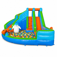 Toboggan aquatique gonflable commercial de conception nouvelle, piscine, toboggan aquatique pour enfants, château gonflable pour fête d'enfants