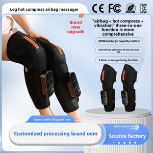 Massaggiatore per Gambe Portatile con Ricarica Wireless, Riscaldamento, Compressione d'Aria e Vibrazione - Product Image 5