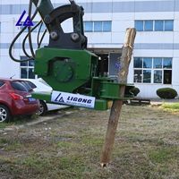 Compacteur hydraulique multifonctionnel avancé d'entraînement de poteau pour des projets de conduite de poteau agricole