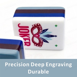 American <b>Mahjong</b> Mini Travel <b>Set</b> Comes with Hand-Made Four-Layer Acrylic Foreign <b>Mahjong</b> Tiles in Stock - Product Image 3