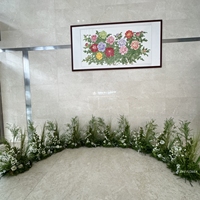 Décoration de table pour événements : Centre de table en plantes artificielles Qingdao Zike International pour bar à desserts, mariages, anniversaires et Quinceañera