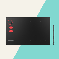 10moons G20 Tableta de dibujo gráfico digital Tableta de dibujo con bolígrafo con llave enrollable Tabletas gráficas