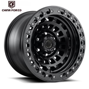 Tùy Chỉnh Giả Mạo Hợp Kim Off Road Beadlock Xe Rim 15 16 17 <span class=keywords><strong>18</strong></span> 19 20 Inch Bánh Xe 5x114.3 6x139.7 5x130 Cho Jeep Grand Cherokee Impala - Product Image 3