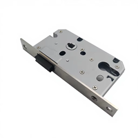 Serrure de porte à mortaise magnétique silencieuse 5845, finition zinguée, pour porte intérieure en bois, quincaillerie de serrure de porte, directement de l'usine