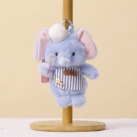 En gros, pendentifs en peluche animaux mignons (éléphant, ours en peluche, pingouin, mouton) et poupées de mariage, pour cadeaux promotionnels