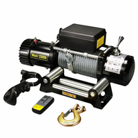 Treuil électrique 12V certifié CE, anti-saut, avec moteur CC et télécommande sans fil, toutes conditions météorologiques, pour le sauvetage de véhicules tout-terrain 4x4