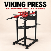 Machine de presse à épaules Viking Press avec bras indépendants pour l'entraînement de la force des deltoides dans les salles de sport commerciales