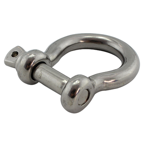 Gran descuento 304 Acero inoxidable Tipo europeo Hebilla de <span class=keywords><strong>herradura</strong></span> en forma de U 4mm Marine D-Grillete Gancho de elevación <span class=keywords><strong>Arco</strong></span> D Grillete - Product Image 3