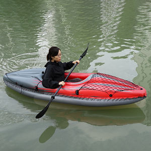 2.74Mカスタマイズされたデザイン2つの独立したエアチャンバーPVCインフレータブルカヤックボート、パドルとシート付き - Product Image 6