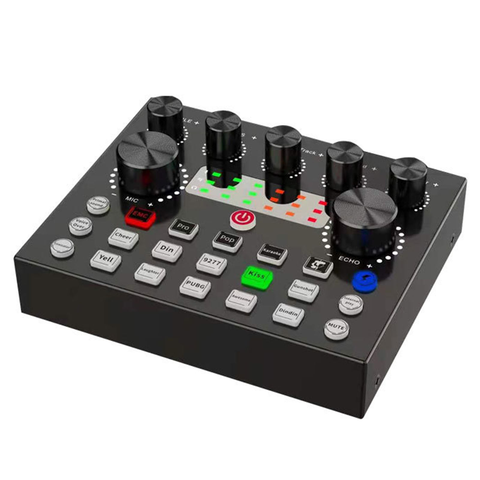 Звуковая карта V8S с режимом реального времени, регулировка тона, реверберация, регулировка звука, интеллектуальный Dodge, поддержка двух платформ