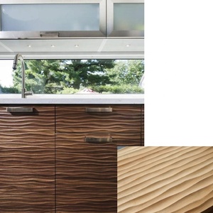 Panneau mural 3D de revêtement en bois, 100 pièces, cosmétique moderne, solide, pour l'extérieur - Product Image 2