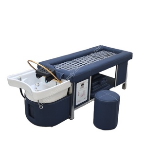 Table de lavage des cheveux Kisen compacte pour salon à domicile, spa relaxant pour la tête, massage du cuir chevelu, sauna corporel et circulation douce de l'eau - Product Image 3