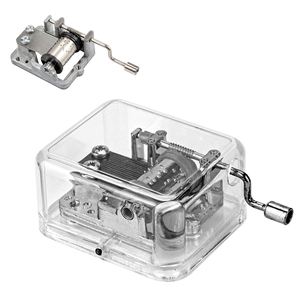 Caja de música de Austria de alta calidad, movimiento de 18 notas, caja de música con manivela, melodía personalizada, regalo de Viena - Product Image 4