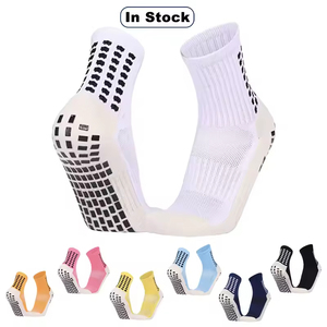 Custom Football Grip <b>Socks</b> for Men Non-Slip Terry Bottom with Silicone Dots Sports Crew <b>Socks</b> - Product Image 3