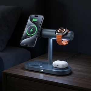 <span class=keywords><strong>Chargeur</strong></span> sans fil magnétique 25W en gros avec ventilateur de refroidissement actif et veilleuse, station de charge <span class=keywords><strong>7</strong></span>-en-1 pour <span class=keywords><strong>iPhone</strong></span> 17 15 Pro Max Iw39 - Product Image 1