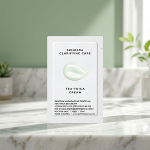 SKIN1004 Madagascar Centella Tea-Trica B5 Crema en Sobres de 1.5ml, Crema Facial Coreana Calmante e Hidratante, Muestra - Product Image 3