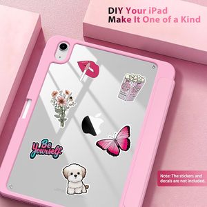 Coque de protection fine à trois volets avec support, anti-jaunissement, coque arrière transparente pour iPad A16 11 pouces 2025 10e génération 10.9 Air 11 - Product Image 6