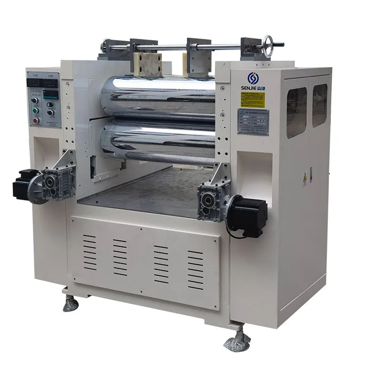 China Promotional Products automatic Three-Roller calendar Machine With Cylindrical Hollow Roller