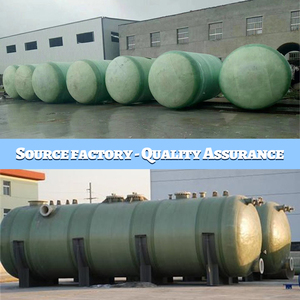 ถังไฟเบอร์กลาสเก็บน้ำแนวนอนสำหรับอุตสาหกรรมขนาดใหญ่อุปกรณ์จัดเก็บถังน้ำมันเบนซินสำหรับเครื่องจักรบำบัดน้ำ - Product Image 4