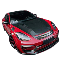 Pour Porsche Panamera 971 Kit carrosserie en Fiber de carbone Panamera 971 pare-chocs avant et arrière Style MSY amélioré capot ailes larges