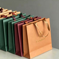 Sac en carton blanc recyclable de 6 à 9 kg, fabriqué sur mesure, personnalisé, porte-cadeau de luxe