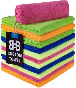 High Quality Wholesale Manufacture 40X40cm Car Wash <strong>Clean</strong> <strong>Cloth</strong> <strong>Microfiber</strong> Washing Towel - Product Image 2