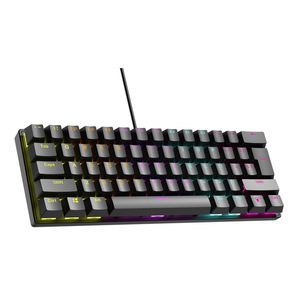 Stock de fábrica, 61 teclas, Teclado mecánico LED para juegos con cable, interfaz USB tipo C separada 60% para escritorio - Product Image 4