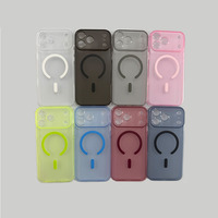 Coque de téléphone magnétique translucide ultra-fine en PC givré effet brouillard, en stock, pour iPhone 18 17 16 Pro Max, protection anti-rayures