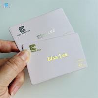 Cartes de visite numériques NFC en acier inoxydable et laiton rose de qualité supérieure 13.56MHz RFID Carte de robinet Nfc écologique