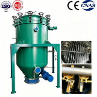Filtre à feuilles autonettoyant pour la fermentation de sirop pharmaceutique, la filtration de bouillon API, en acier inoxydable 316L, approuvé pour les produits alimentaires