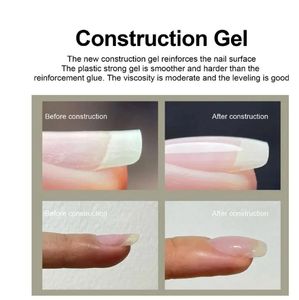 Gel de base 4 en 1 pour ongles, colle à ongles, modèle/renforcement/extension/apprêt, gel <span class=keywords><strong>constructeur</strong></span> UV à faire tremper, gel de vernis à ongles 6 ml - Product Image 2