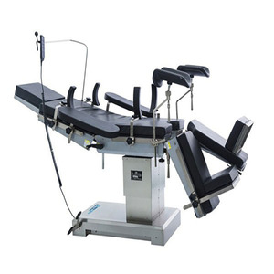 Table d'opération HED01A électrique hydraulique réglable en hauteur, inclinable et translatabile pour la chirurgie orthopédique, gynécologique et plastique - Product Image 1