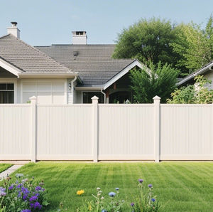 Classique et populaire <span class=keywords><strong>blanc</strong></span> résistant à la Corrosion solide et facile à installer maison jardin cour Villa arrière-cour sécurité <span class=keywords><strong>Pvc</strong></span> clôture - Product Image 1