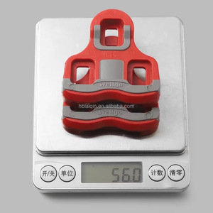 Tacos de Pedal de bicicleta autoblocantes Wellgo RC7, piezas de goma antideslizantes compatibles con <span class=keywords><strong>LOOK</strong></span> para bicicleta de carretera <span class=keywords><strong>KEO</strong></span> - Product Image 6