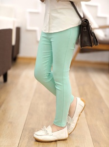 Pantalones Cortos Ajustados de Color Sólido, Leggings de Color Caramelo para Niñas, Leggings para Niños, Mallas para Niñas Pequeñas - Product Image 3