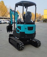 Excavatrice compacte JIAHE 2T |   EPA Euro V, Siège en cuir, Idéal pour l'agriculture et l'aménagement paysager, Prix direct usine
