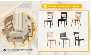 Modern Non-Slip Kitchen <strong>Chair</strong> Pads Tufted Shredded Sponge Cushions with Ties Washable Home Seat <strong>Cover</strong> Mat - Product Image 5