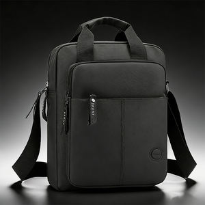 Sacs à bandoulière de grande capacité avec logo personnalisé pour hommes, sac messager simple et léger, sac à main de haute qualité, tissu en nylon imperméable - Product Image 4