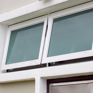 หน้าต่างกระจกอลูมิเนียมสำหรับห้องน้ำ สีขาว ขนาดเล็ก กันเสียง กระจกลามิเนต 8 มม. - Product Image 3