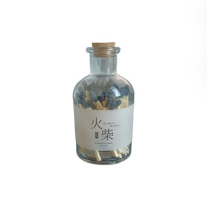 Bottled <b>Matches</b> 50 Pcs Wood Premium For Scented Candles Vintage Style Gift Set - Product Image 4