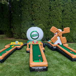 <span class=keywords><strong>Terrain</strong></span> de golf gonflable portable sur mesure, mini-jeux de golf, <span class=keywords><strong>terrain</strong></span> de golf à 3 trous, jouet en PVC <span class=keywords><strong>pour</strong></span> les fêtes et les événements, à vendre - Product Image 1